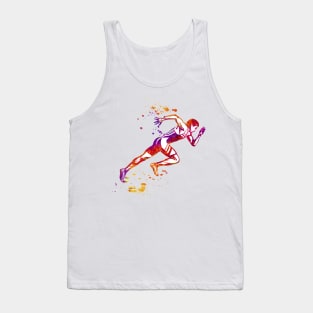 Track Runner Sprinter Sprinting - 02 Tank Top